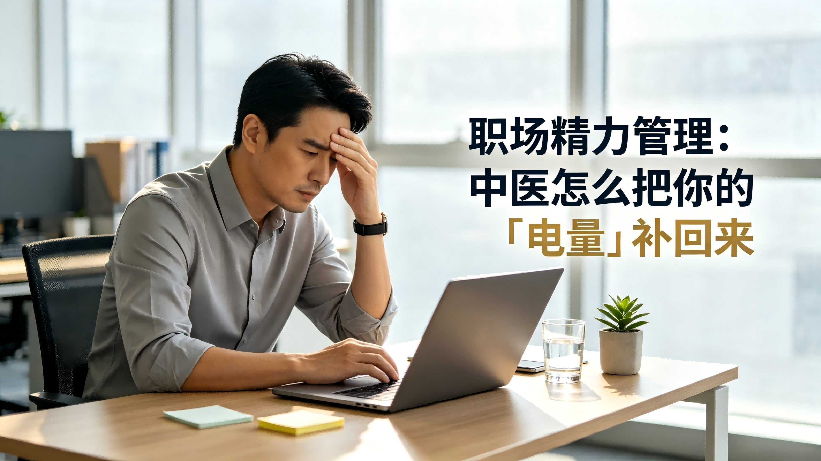 职场精力管理：中医怎么把你的「电量」补回来