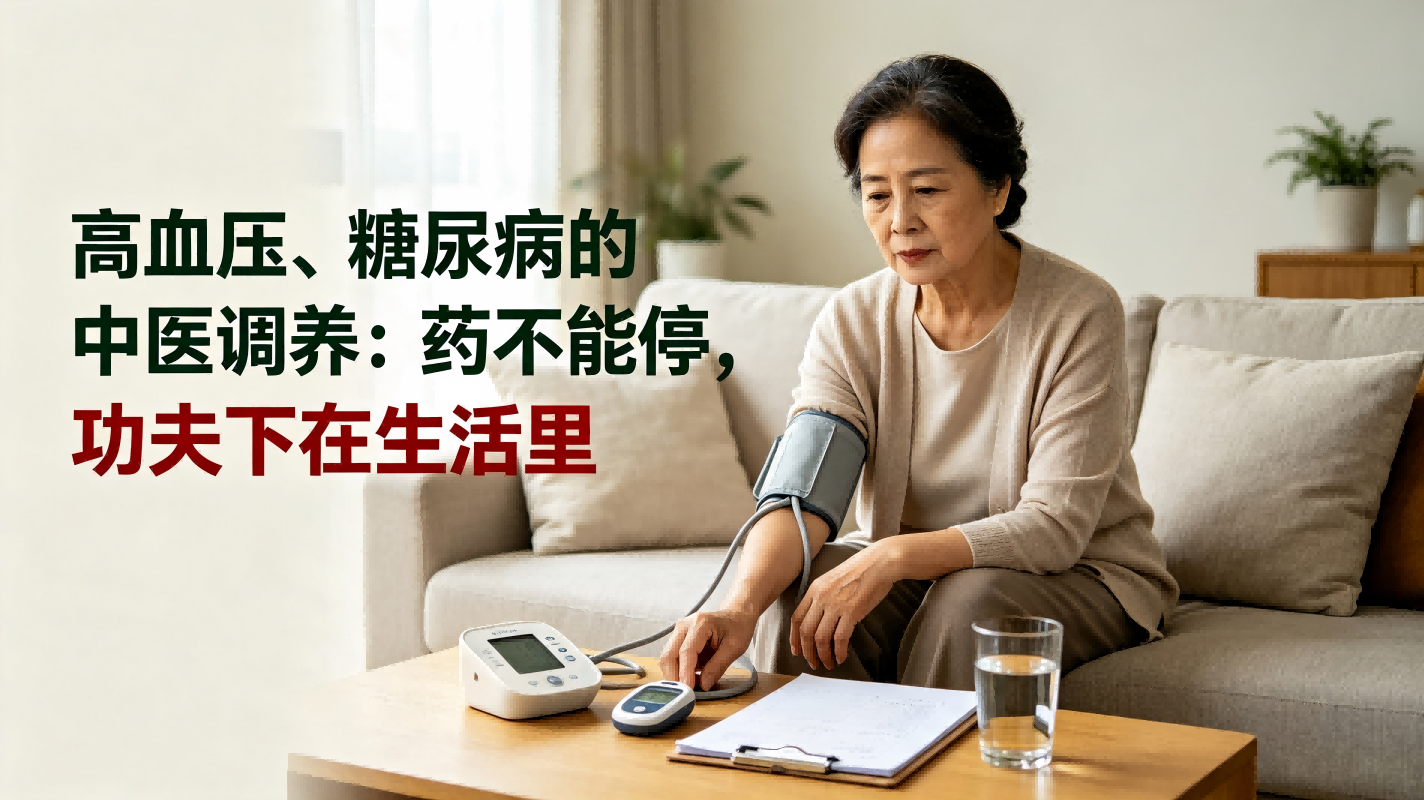 高血压、糖尿病的中医调养：药不能停，功夫下在生活里