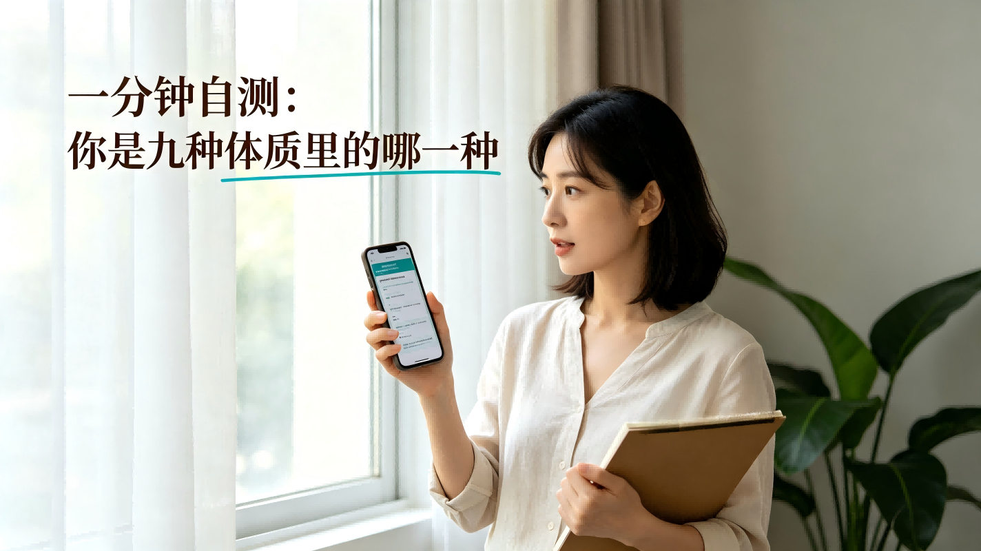 一分钟自测：你是九种体质里的哪一种