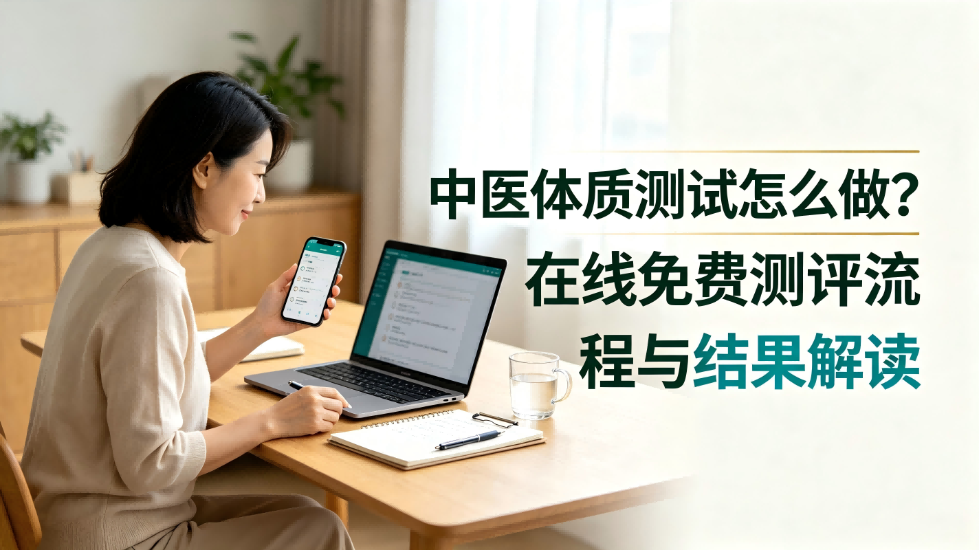 中医体质测试怎么做？在线免费测评流程与结果解读