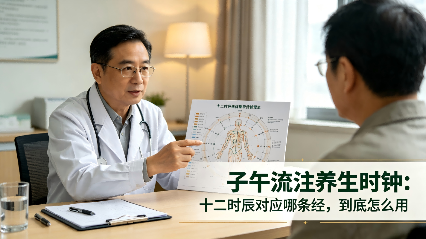子午流注养生时钟：十二时辰对应哪条经，到底怎么用